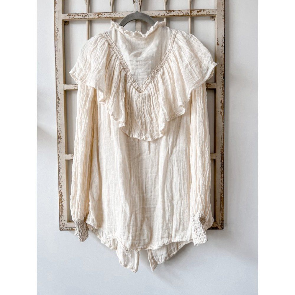 NWT Jen's Pirate Booty X Free People Alta Top in Natural - XS - Picture 3 of 6